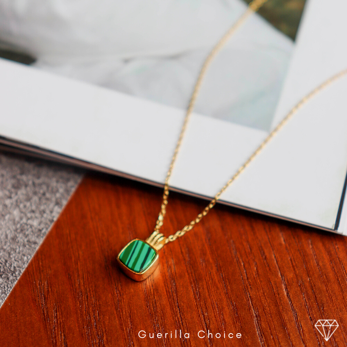 BAYLIE MALACHITE NECKLACE