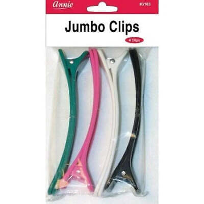 Mill's Beauty Supply Annie 4 Jumbo Clips Hair Clips
