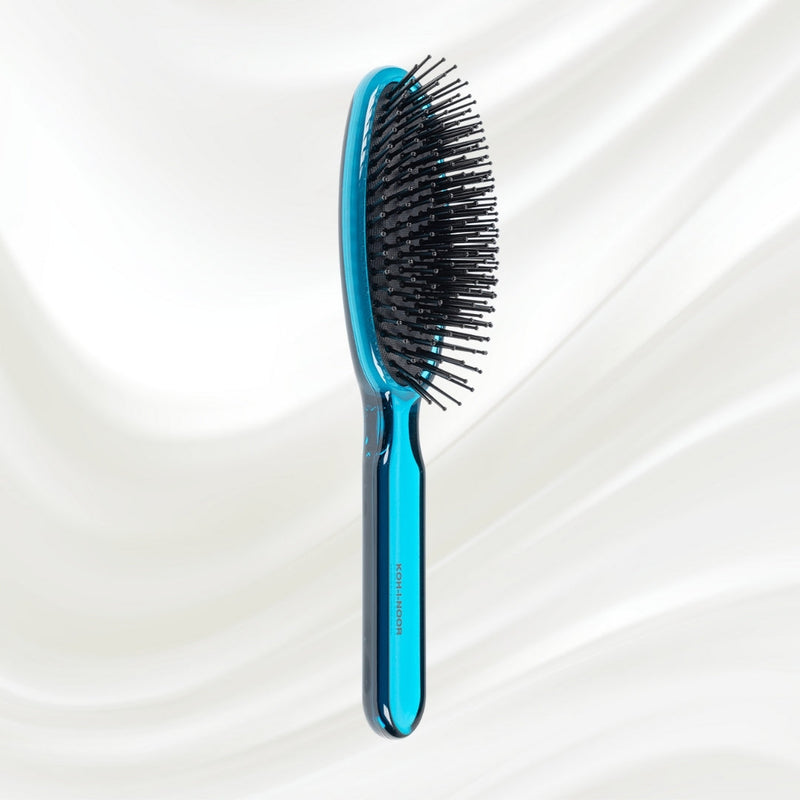All Seasons Synthetic Pin Hair Brush - Pneumatic Cushion for Thick & Coarse Hair