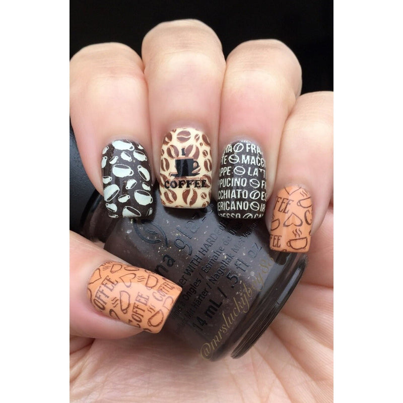 UberChic Beauty Coffee Addict Stamping Plate
