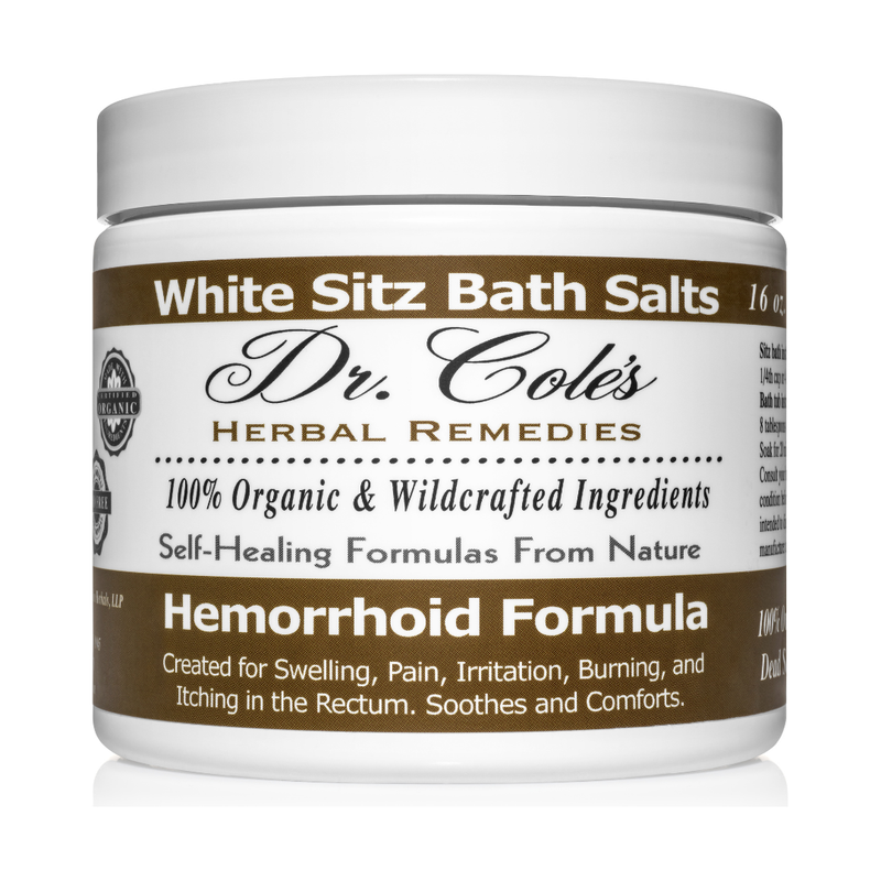COLEHERBALS 03 - Dr. Cole's Hemorrhoid Salts White Herbal