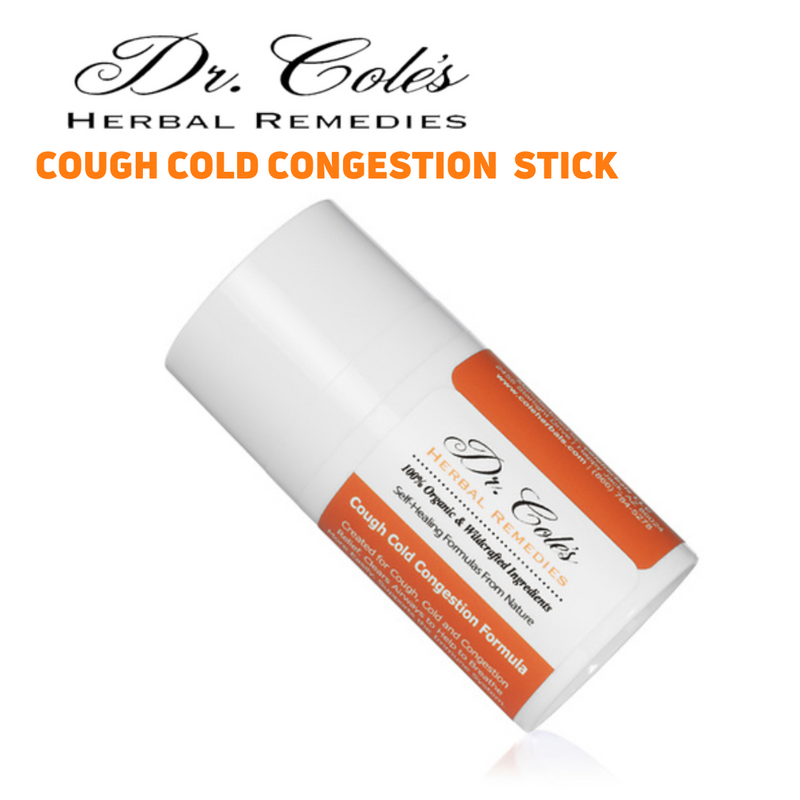 COLEHERBALS LLC 27 - Dr. Cole's Cough Cold Congestion Stick Herbal White Smoke