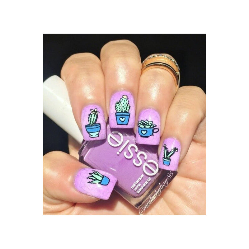 UberChic Beauty Succulents Stamping Plate