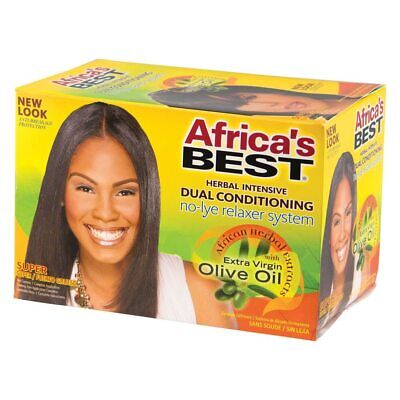 Mill's Beauty Supply Africa's Best No Lye Dual Conditioning Relaxer System  Super Hair Relaxer