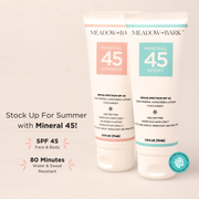 Meadow and Bark Mineral 45 Sunscreen