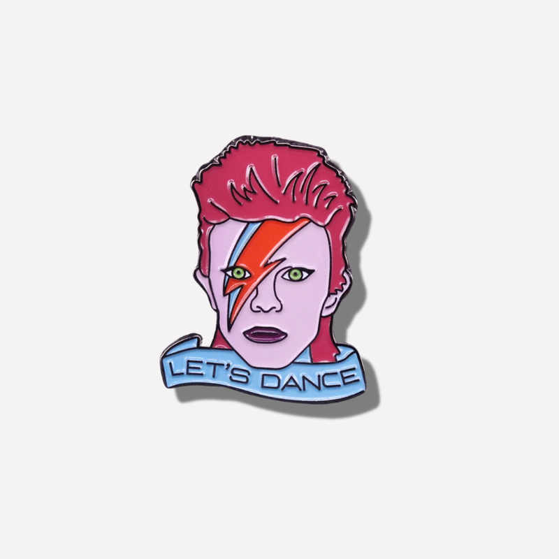 Medusa's Makeup Bowie Let's Dance Enamel Pin