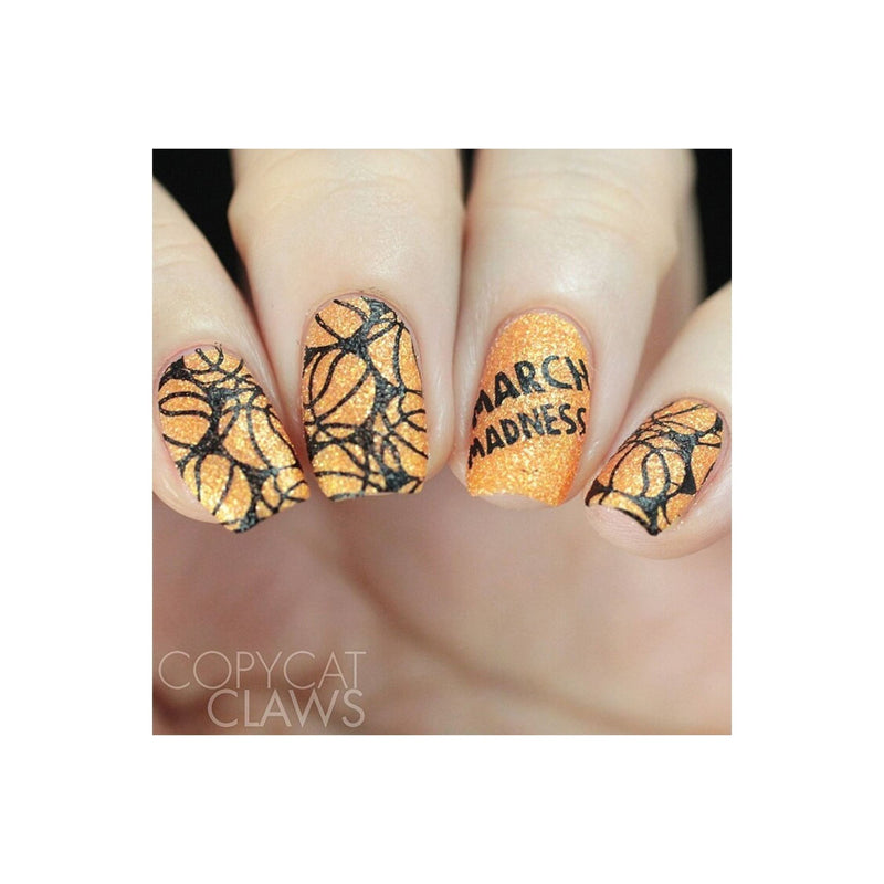 UberChic Beauty Basketball Love Stamping Plate