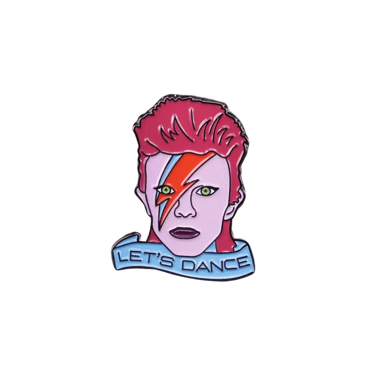 Medusa's Makeup Let's Dance Enamel Pin White Smoke