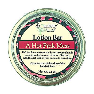 Mill's Beauty Supply A Hot Pink Mess Lotion Bar Lotion Bar