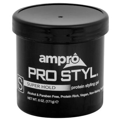 Mill's Beauty Supply Ampro Pro Style Super Hold Protein Styling Gel, 6 oz Hair Styling Gel