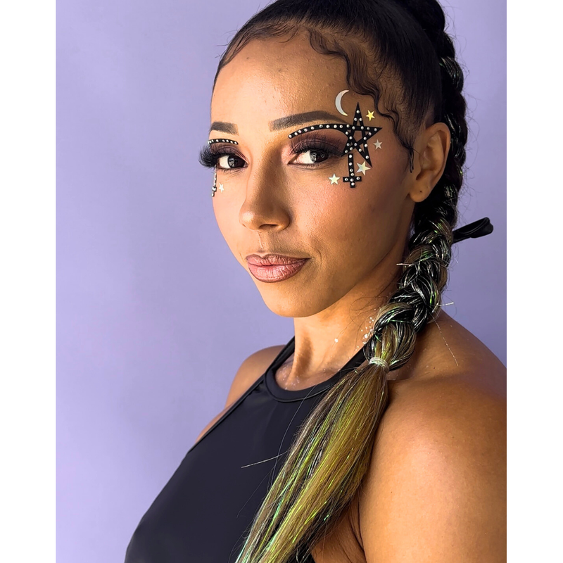 Lunautics Spellbound - Black Graphic Liner Face Stickers Face Jewel