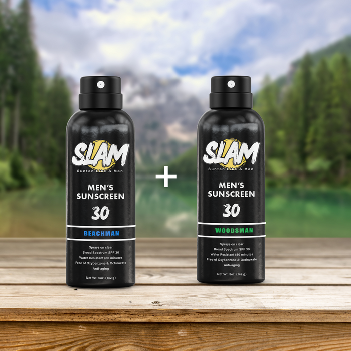 Bundle Pack SPF 30- BeachMan & WoodsMan by Slam Sunscreen