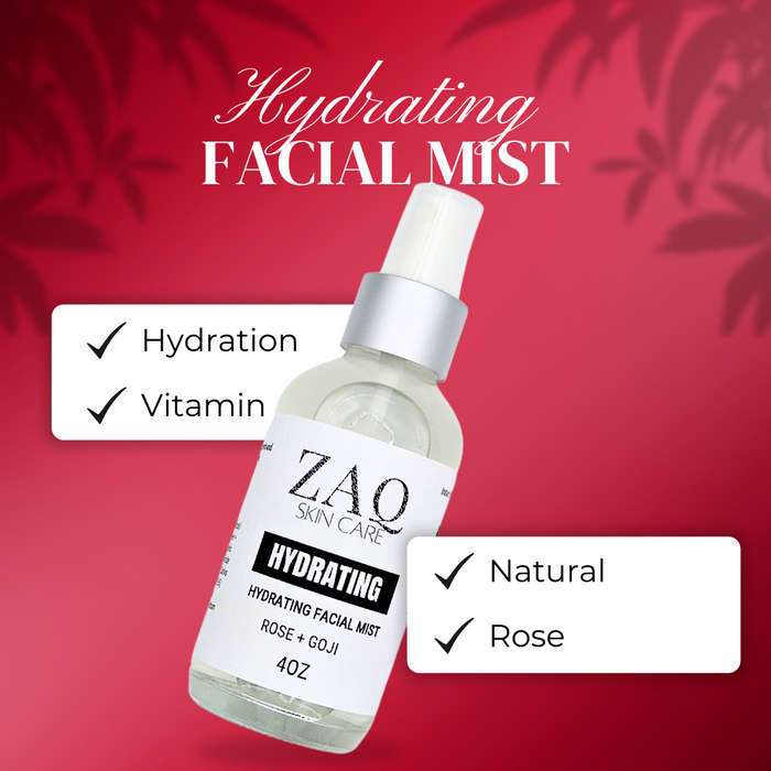 ZAQ Skin & Body -  Hydrating Rose + Goji Facial Mist