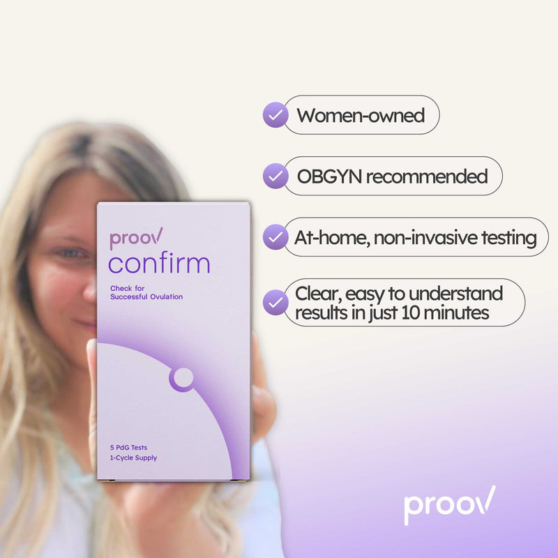 Proov Confirm Ovulation PdG Test Kit progesterone > progesterone test > fertility test