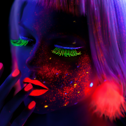 Medusa's Makeup UV Neon Pigment Makeup - Fluorescent Blue