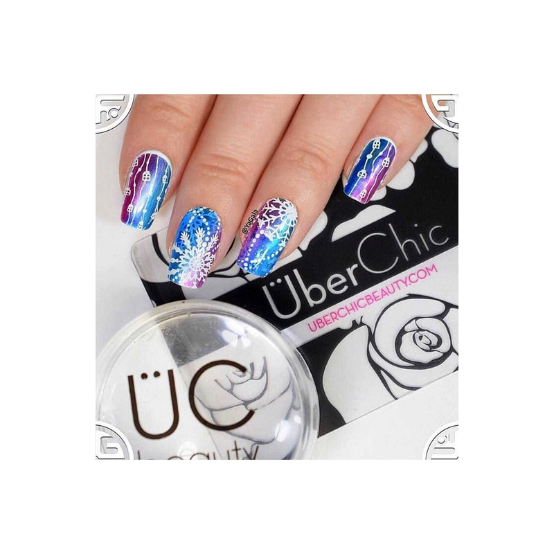 UberChic Beauty Holly Jolly, (Christmas-02) Stamping Plate