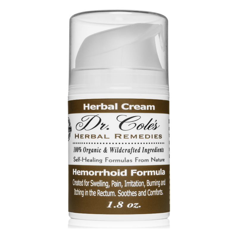 COLEHERBALS 02 - Dr. Cole's Organic Hemorrhoid Cream