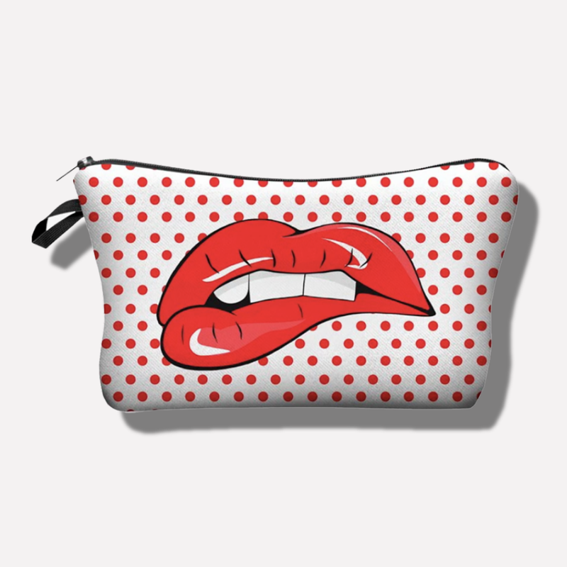 Medusa's Makeup Red Hot Lips Cosmetic Bag