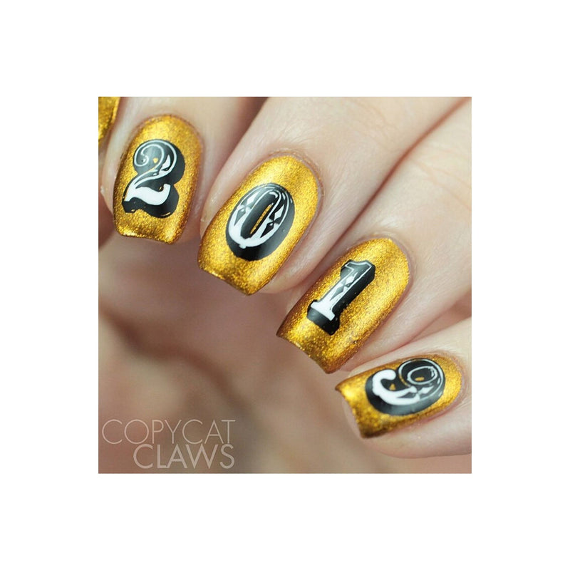 UberChic Beauty Numbers-01 Stamping Plate