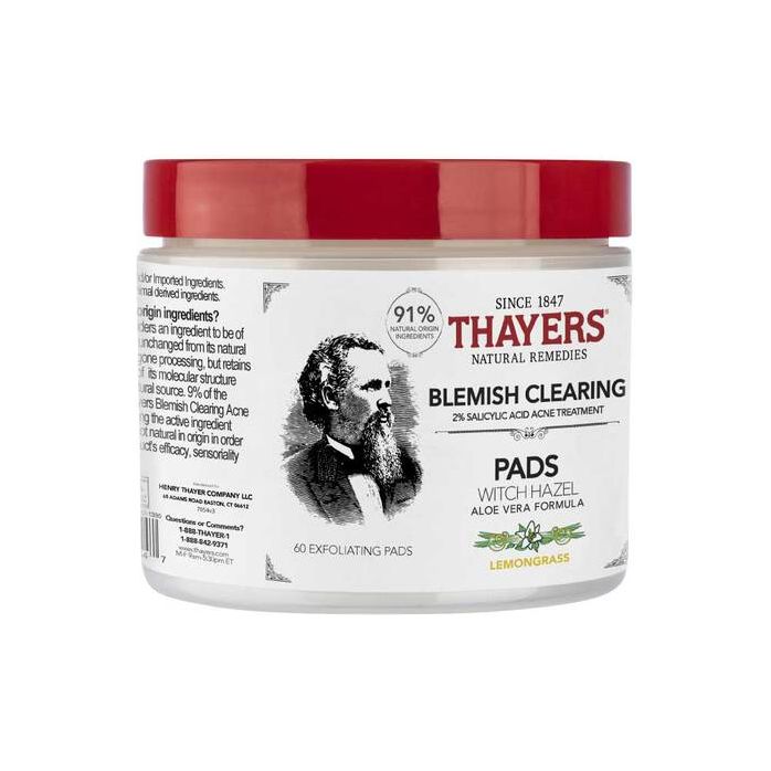 Cozy Farm - Thayers Blemish Pads: Deep Cleanse Your Skin With Lemon Extract (Pack Of 60)