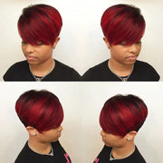 Mill's Beauty Supply Lumiere Hair Pixie Cut Short Straight Human Hair Wigs