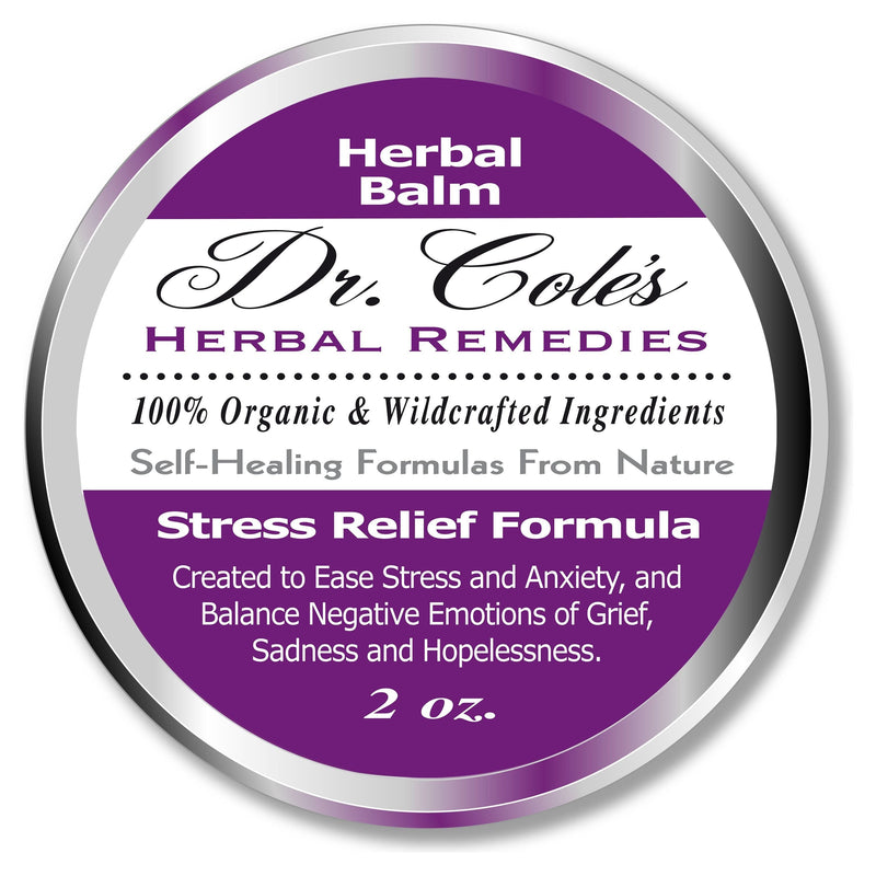 COLEHERBALS 29 - Dr. Cole’s Organic Stress Relief Herbal Balm Herbal