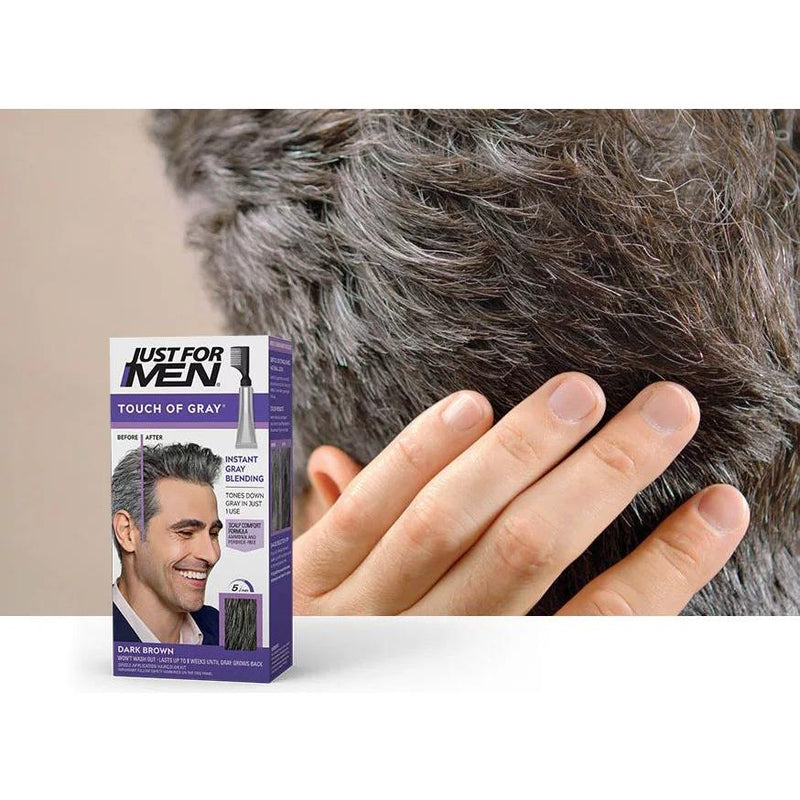 Just For Men Just For Men Touch of Gray Black-Gray Hair Treatment, 1.4 oz Hair Treatment