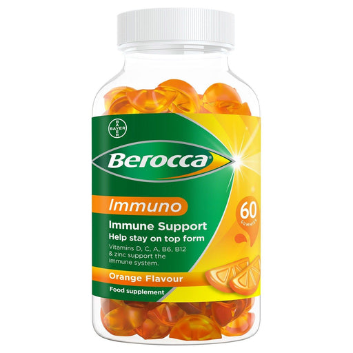 Berocca Immuno Support Orange Gummies 60 Ct