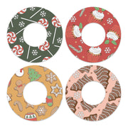 Peelz Christmas Treats Variety Freestyle Libre 2 Patch Tape - Pump Peelz Patch Medical Tape