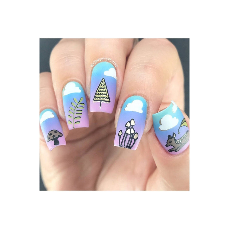 UberChic Beauty Woodland Chic Stamping Plate