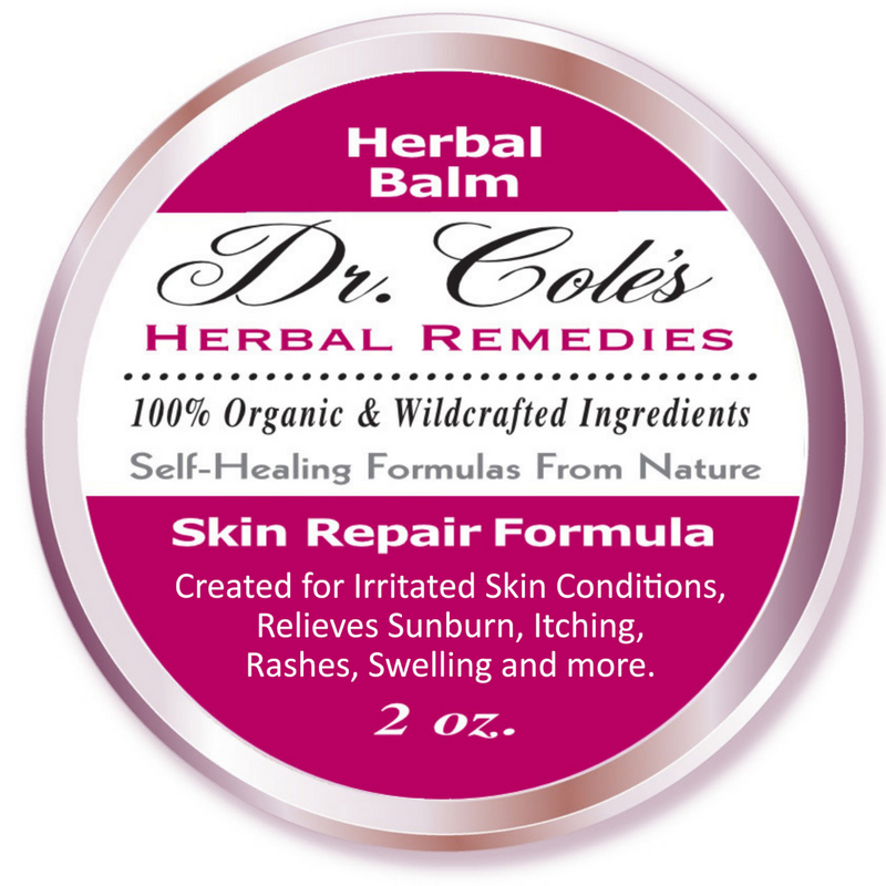 COLEHERBALS 16 - Dr. Cole's Organic Skin Repair Herbal Balm Herbal