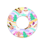 Peelz Christmas Pastel Freestyle Libre 2 Patch Tape - Pump Peelz Patch Medical Tape