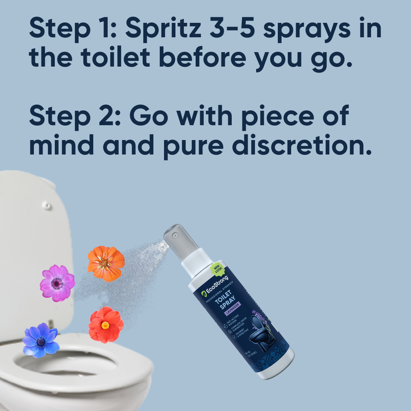 EcoStrong Discrete Toilet Spray Toilet Odor