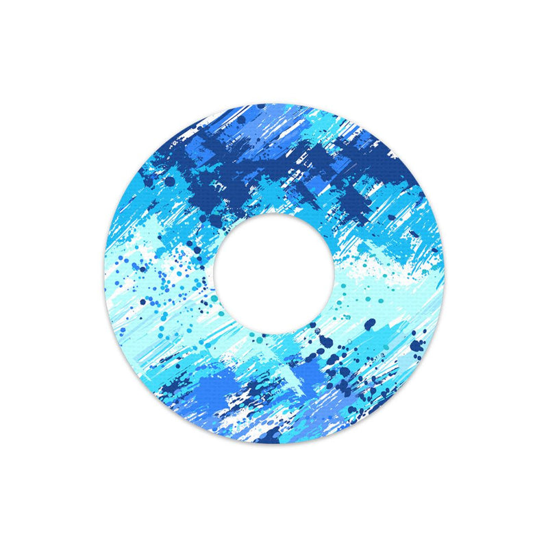 Peelz Beta Blue FreeStyle Libre 3 Plus & Lingo  Patch Tape - Pump Peelz Patch Medical Tape