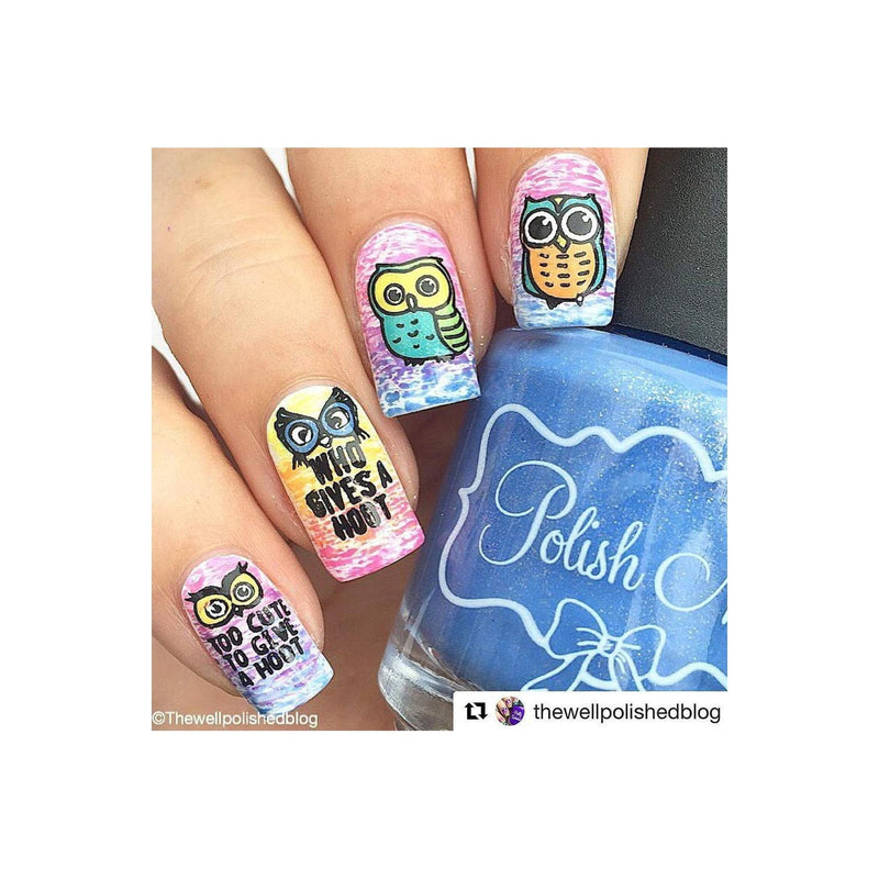 UberChic Beauty Who Gives a Hoot Stamping Plate