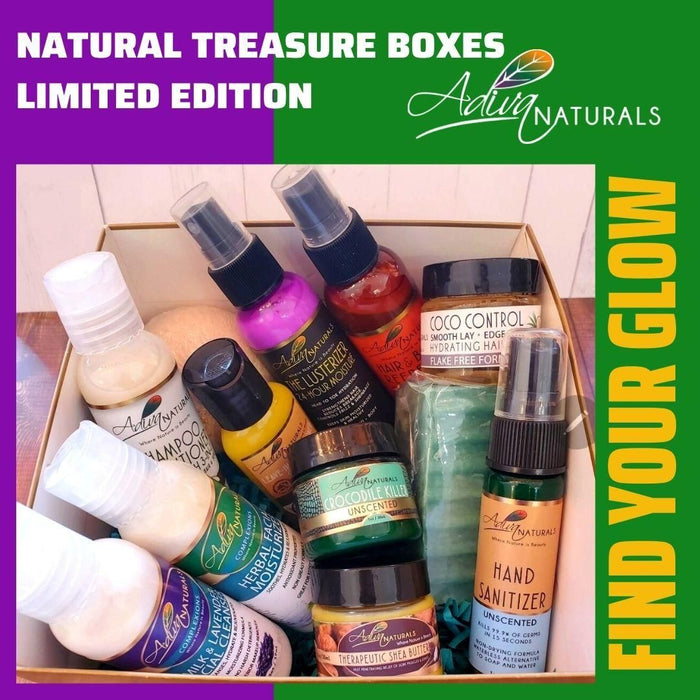 Adiva Naturals - Adiva Naturals - Twelve of our favs: Natural Treasure Gift Box