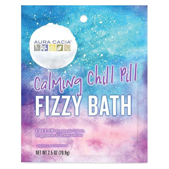 Aura Cacia Fizz Bath Calm Chill Pills (6 - 2.5 Oz)