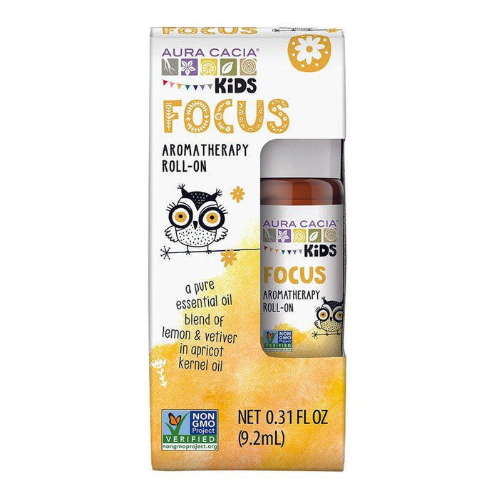 Aura Cacia Kids Focus Essential Oil Roll-On - 0.31 Fl Oz