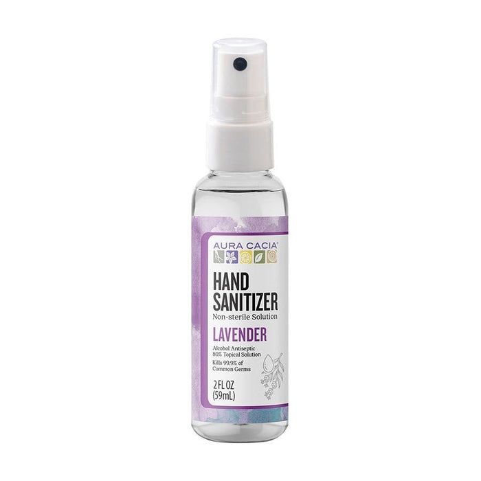 Aura Cacia Lavender Hand Sanitizer - 2 Fz