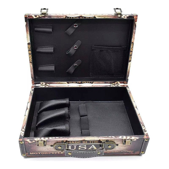 Vintage Design Professional Barber Case (Legends Never Die)