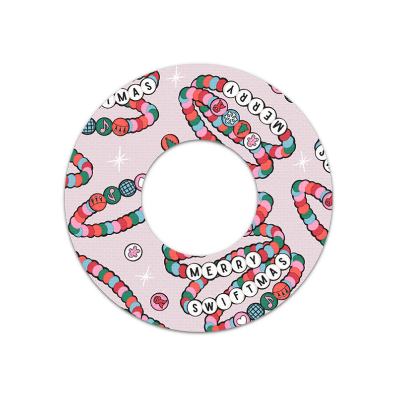 Peelz Merry Swiftmas Freestyle Libre 2 Patch Tape - Pump Peelz Patch Medical Tape