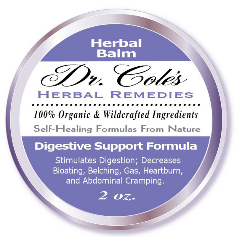 COLEHERBALS 06 - Dr. Cole's Organic Digestive Support Herbal Balm Herbal