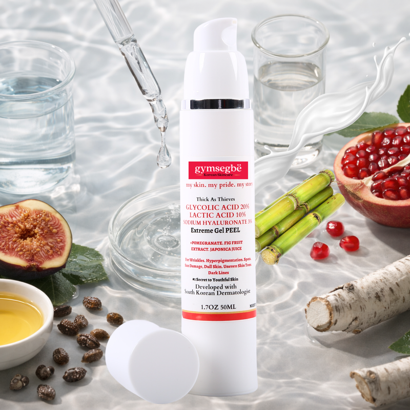 gymsegbë Thick As Thieves Pure Glycolic Acid Lactic Acid Extreme Gel Peel - 50ml Exfoliation, Dark Spots, Hyperpigmentation Light Gray 1 BottleSave 6.90,2 Bottles Save $9.99,3 bottles Save $12.98,4 Bottles Save $24.97