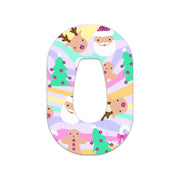 Peelz Christmas Pastel Dexcom G6 Patch Tape - Pump Peelz Patch Medical Tape