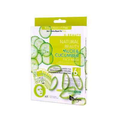 Mill's Beauty Supply Aloe And Cucumber Face Mask - 6 PK Face Masks