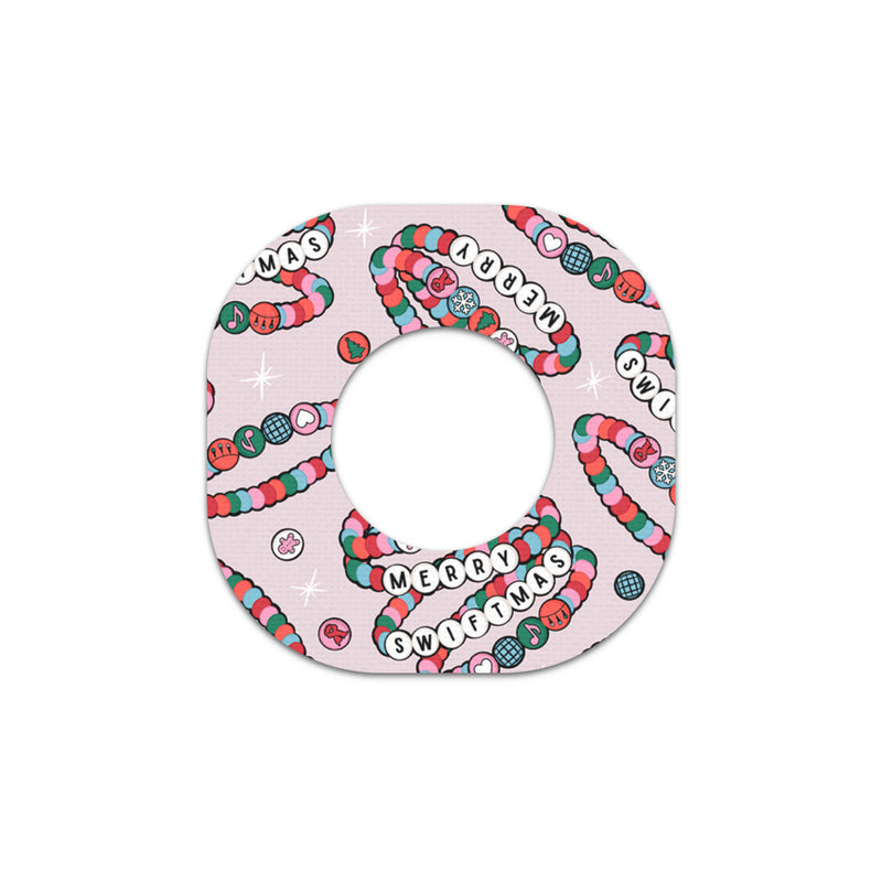 Peelz Merry Swiftmas Dexcom G7 and Stelo Patch Tape - Pump Peelz Patch Medical Tape