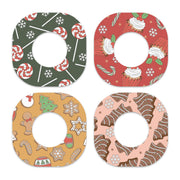 Peelz Christmas Treats Variety Dexcom G7 and Stelo Patch Tape - Pump Peelz Patch Medical Tape