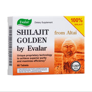 SiberianGreen.com Evalar Shilajit Gold Mumijo Resin – 60 Capsules | Pure Altai Mumiyo Herbal
