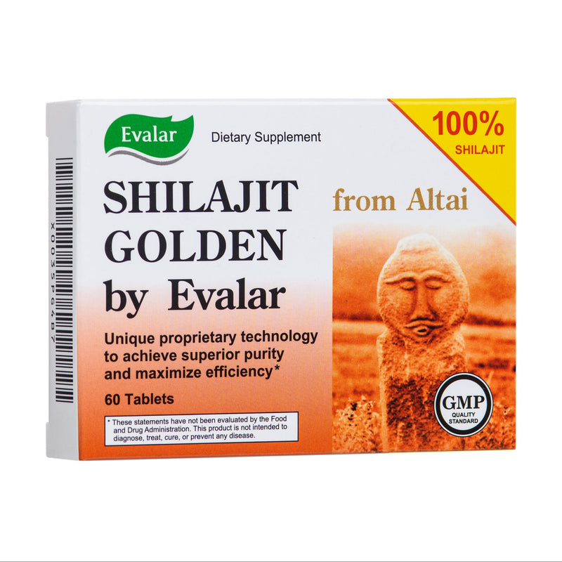 SiberianGreen.com Evalar Shilajit Gold Mumijo Resin – 60 Capsules | Pure Altai Mumiyo Herbal