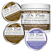 COLEHERBALS Dr. Cole's Hemorrhoid, Constipation and Digestive Bundle